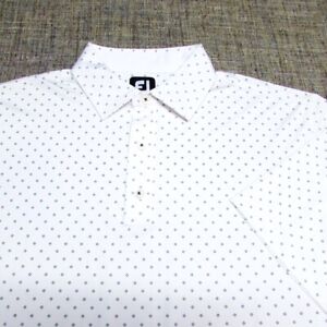 FOOTJOY STETCH POLY SPANDEX GOLF SHIRT--L--EXCEPTIONAL LOOK!!--PERFECT QUALITY!