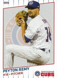 2019 South Bend Cubs Peyton Remy Chicago Cubs