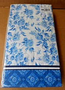 Blue Ink Studios 36 BLUE PORCELAIN Paper Guest Towels Triple-Ply Napkins 7 7/8" - Picture 1 of 3