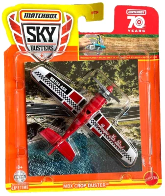 Sky Busters MBX Crop Duster Matchbox Flugzeug mit Spielmatte Spielzeug 2023 OVP - Bild 1 von 4