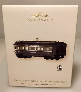 LIONEL N MASSSTAB HALLEZEICHEN ZUG ORNAMENT NEW YORK CENTRAL BEOBACHTUNGSWAGEN - Bild 1 von 3