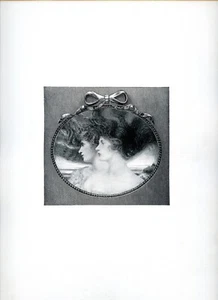 The Golden Hour by W. J. Baer, 1898 vintage art print - Picture 1 of 4