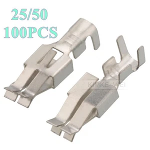 TE/AMP 17-13 AWG Automotive Crimp Female Socket Pin Terminals Contact 925612-1 - Picture 1 of 2