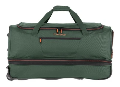 travelite Basics Wheeled Duffle M Reisetasche Trolley dunkelgrün dunkelgrün - Bild 1 von 4