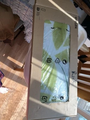 IKEA Zen Green Leaf  Wall Glass Panel Light Box Lamp GYLLEN 22” Sconce Hardwire - Image 1 of 3