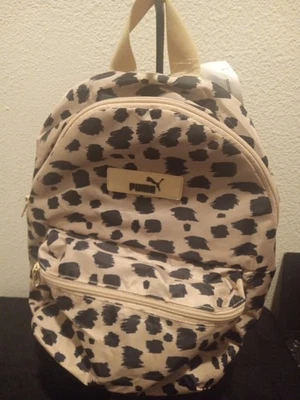 Mini mochila Puma estampa de leopardo  - Imagem 1 de 4