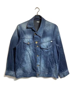 Giacca unisex 10 oz denim blouson deformazione anteriore - Foto 1 di 10