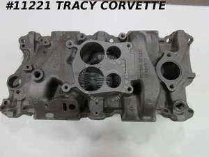 1973-1974 Chevy/Corvette Used 340261 SMALL BLOCK Q-Jet Iron Intake 1 Date Choice - Bild 1 von 7