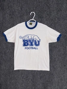VTG BYU Cougars T Shirt Men’s Size Large ( Check Measurements ) Utah - Picture 1 of 10