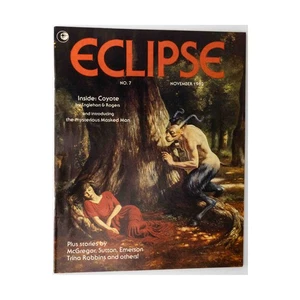 Eclipse Com Magazine  #7 "Coyote Mysterious Masked Man Fate of Charity  Mag VG+ - Imagen 1 de 1