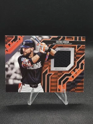 Topps 2025 Series 1 Colton Cowser Relic City Connect Game Worn - Image 1 of 4