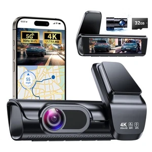 K600 Dash Cam 4k Anteriore e Posteriore, Schermo IPS 3.59", Cruscotto WiFi GPS 5G Integrato... - Foto 1 di 6