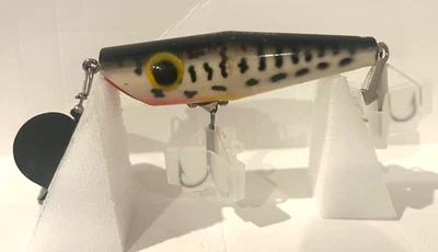 ВИНТАЖНЫЙ КРЕМ ARBOGAST SPUTTERBUZZ С ЧЕРНОЙ ПОВЕРХНОСТЬЮ И ПЯТНАМИ, КРАСНЫЙ РОТ ХОРОШЕЕ СОСТОЯНИЕ - Изображение 1 из 4