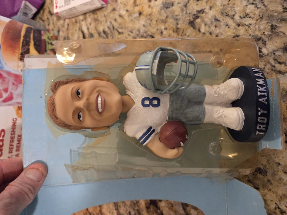 Troy Aikman Dallas Cowboys Legendary Bobblehead #8 Foto 1 de 2