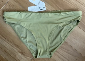 Damen Marks & Spencer grün Rolltop Bikinihose UPF 50+ Größe 18 neu mit Etikett - Bild 1 von 5