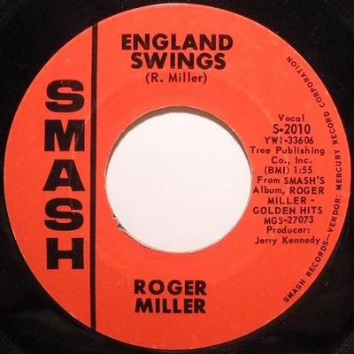 Roger Miller - England Swings (7") (Very Good (VG)) - 3763392684 - Image 1 of 3