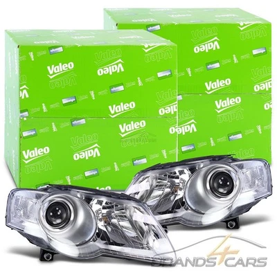VALEO 2x SCHEINWERFER FRONTSCHEINWERFER H7/H7 LINKS+RECHTS FÜR VW PASSAT B6 3C - Bild 1 von 4