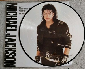 MICHAEL JACKSON BAD 25 PICTURE DISC Epic Legacy 2012 Reissue LP EX - Picture 1 of 4