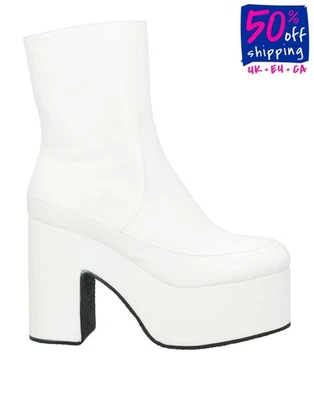 PVP €810 DRIES VAN NOTEN Botines de Cuero US6.5 UK3.5 EU36.5 Hecho en Italia Foto 1 de 4