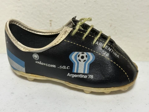 Mini Shoe 4.3” long Intercam World Cup Argentina 78 FIFA •Rare• Cover
