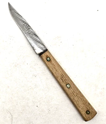 1960s Vintage 3" Blade CASE XX 421 CP Carbon Chef's Paring Knife USA (D4) - Image 1 of 3