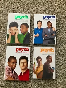 Psych: Set DVD Seasons 1 2 3 4 VERY GOOD - Picture 1 of 2