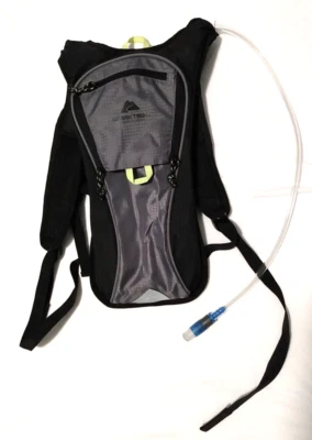 Ozark Trail Black Gray Hiking Cycling Running Water Hydration Backpack 2 Liter - Image 1 of 4