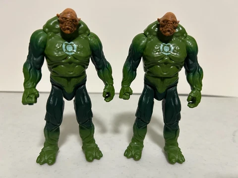 Lot of 2 Green Lantern Kilowog Action Figures 5" DC Cover