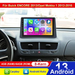 4+64GB Android 13 BT Apple Carplay Autoradio Für Opel Mokka 2012-16 Buick ENCORE - Bild 1 von 18