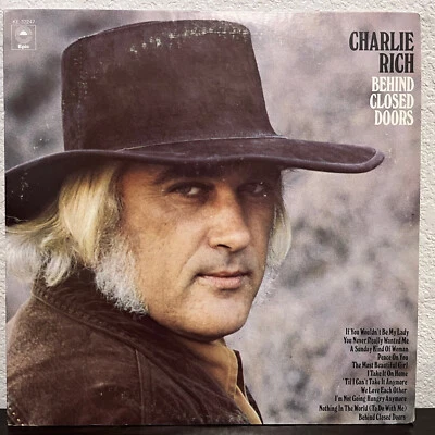 CHARLIE RICH - Behind Closed Doors (Epic) - 12" Vinyl Record LP - VG+ - Image 1 of 3