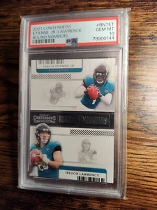 2021 Contenders Round Numbers # RNTET Etienne/Lawrence Psa 10 - Picture 1 of 1