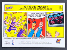 STEVE NASH BAZOOKA COMICS MAGNET CARD #2 OF 24 TOPPS BAZOOKA 2005/06