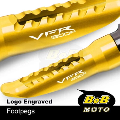 Clavijas delanteras antideslizantes CNC BOB para Honda VFR1200F 12-2015 12 13 14 15 Foto 1 de 4