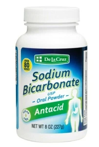 De La Cruz® Sodium Bicarbonate Powder 8 OZ -LARGE SIZE, bottled in USA Exp 8/26 - Picture 1 of 8