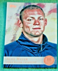ALEX MEYER 2012 TOPPS OLYMPICS BRONZE #99 OPEN WATER SWIMMING