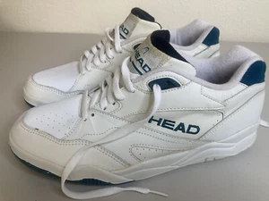 Vintage New 1990’s HEAD Leather Tennis Shoes 82414 US Men’s 13 NEVER WORN!!! - Picture 1 of 18