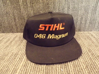 Vtg NOS Stihl  046 Magnum Chainsaw SnapBack Cap Trucker Hat USA Made - Image 1 of 4
