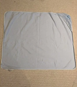 Little Wonders Vintage Blanket Blue 35x28 Baby Elephant - Picture 1 of 6