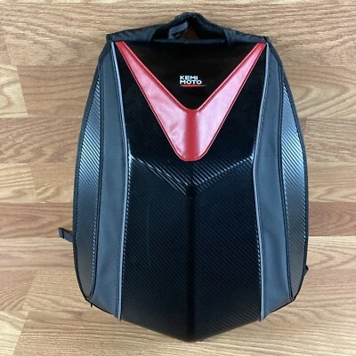 KEMIMOTO Upgraded EVA Motorcycle Riding Hardshell Backpack Water Resistant 20L - Image 1 of 4
