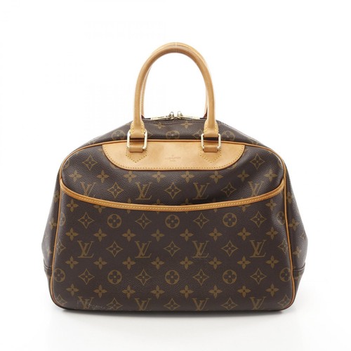 LOUIS VUITTON（LV） LOUIS VUITTON Deauville Bowling Vanity Monogram Borsa a mano M47270 PVC Marrone Uso...