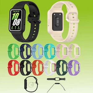 Do Samsung Galaxy Fit 3 Silikonowa bransoletka ze zintegrowaną obudową Pasek zastępczy - Zdjęcie 1 z 13