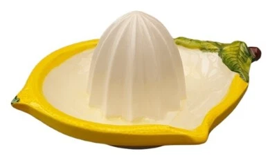 CERAMICA BASSANO Spremiagrumi Fantastica Ceramica Italiana Rilievo 15x11 - Immagine 1 di 3