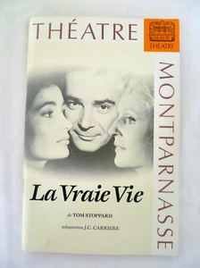 THEATERPROGRAMM 1987 DAS WAHRE LEBEN WIDMUNG VON PIERRE ARDITI - Bild 1 von 4