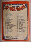 1992 Spider-Man 30th Anniversary II Card #90 Checklist NEW UNCIRCULATED LOOK
