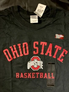NOS Ohio State Buckeyes Basketball schwarz XL Gildan TShirt Tee OSU NCAA DEADSTOCK - Bild 1 von 3