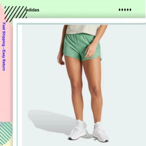 Adidas Women's Pacer Woven High Rise 3" Training Shorts, Preloved Green, 2XS3 - Picture 1 of 6