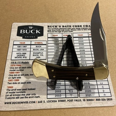 🔥Vintage Buck USA 110 1981-1986  4 Dot Nice 🔥 - Image 1 of 4