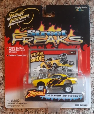 JOHNNY LIGHTNING STREET FREAKS 1968 PONTIAC FIREBIRD ZINGER WHITE LIGHTNING⚡️ - Image 1 of 4
