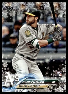 2018 Topps Holiday Mega Dustin Fowler Rookie Oakland Athletics #HMW48 - Picture 1 of 2