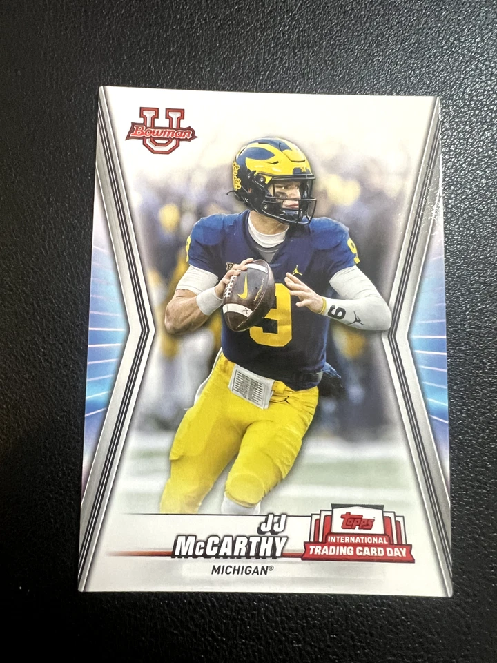 2023 Topps International Card Day Bowman U NTCD-BF11 JJ McCarthy - Michigan - Image 1 of 1